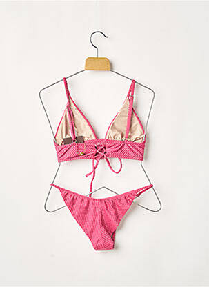 Costum de baie din două piese elasticitate top sutien modelat roz RIO DE SOL femeie