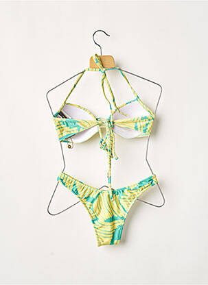 Costum de baie din două piese elasticitate top sutien modelat galben RIO DE SOL femeie