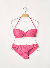 Costum de baie din două piese elasticitate top sutien modelat roz RIO DE SOL femeie