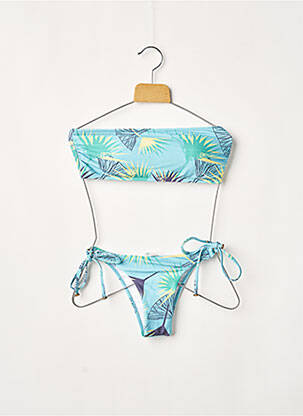 Costum de baie din două piese elasticitate top bentiță albastru RIO DE SOL femeie