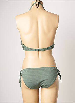 Costum de baie din două piese elasticitate top sutien push-up verde DAG ADOM femeie