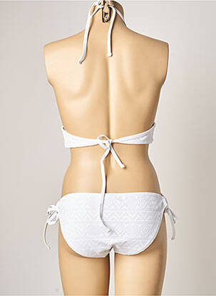 Costum de baie din două piese elasticitate top sutien modelat alb DAG ADOM femeie