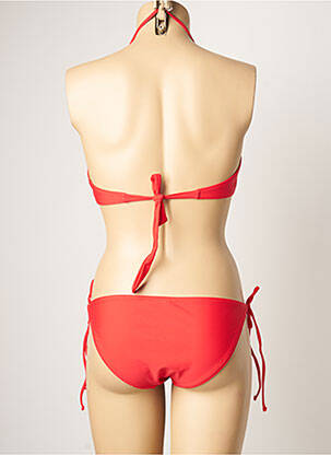Costum de baie din două piese elasticitate top sutien modelat roșu DAG ADOM femeie