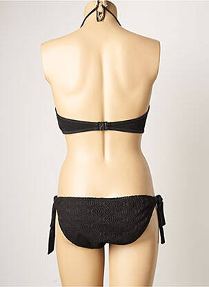 Costum de baie din două piese elasticitate top sutien modelat negru DAG ADOM femeie