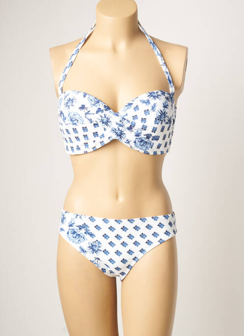 Costum de baie din două piese albastru TESSY femeie