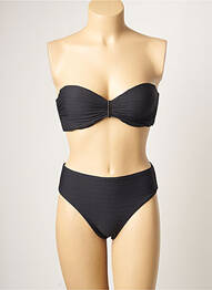 Costum de baie din două piese elasticitate top bentiță negru MOONTIDE femme