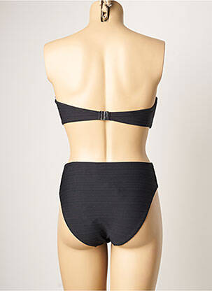 Costum de baie din două piese elasticitate top bentiță negru MOONTIDE femeie
