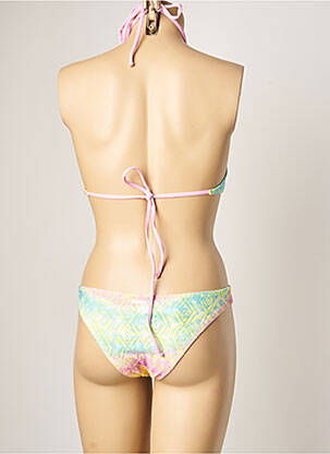 Costum de baie din două piese elasticitate top sutien modelat roz BORABORA femeie