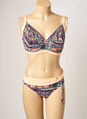 Costum de baie din două piese roz SUN PLAYA femeie