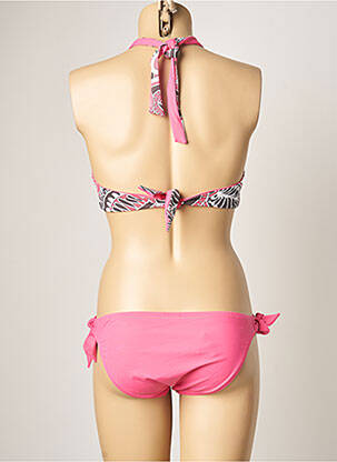 Costum de baie din două piese elasticitate top sutien modelat roz MOONTIDE femeie
