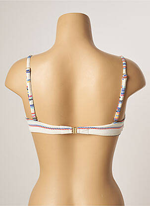Sutien de costum de baie elasticitate top sutien modelat alb KIWI femeie