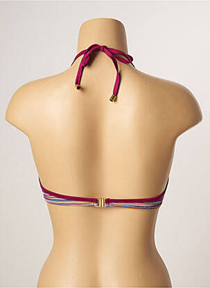 Sutien de costum de baie elasticitate top sutien modelat roz KIWI femeie