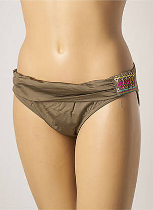 Chiloți de baie verde LIVIA femeie