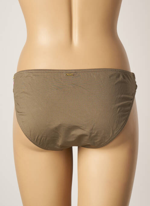 Chiloți de baie verde LIVIA femeie