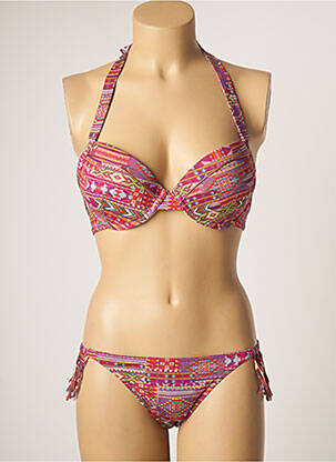 Costum de baie din două piese roz KIWI femeie