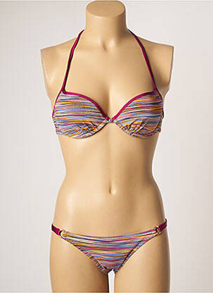 Costum de baie din două piese roz KIWI femeie