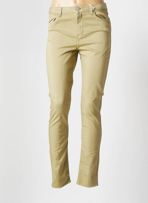 Pantalon slim verde KANOPE femeie