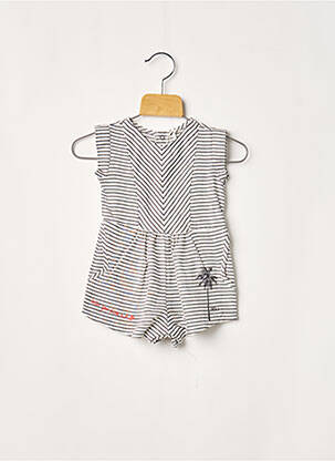 Salopetă scurtă alb IKKS fată