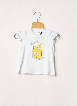 Tricou alb 3 POMMES fată