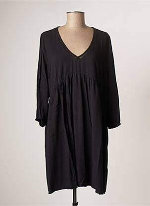 Rochie midi mâneci lungi mâneci lungi negru LPB femeie