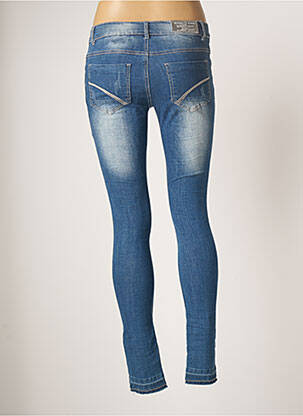 Blugi skinny elasticitate mărime reglabilă albastru BECKARO fată