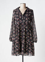 Rochie scurtă mâneci lungi mâneci lungi negru MARGVERY femme