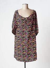Rochie scurtă mâneci scurte mâneci scurte negru YSABEL MORA femeie