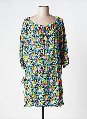 Rochie scurtă mâneci scurte mâneci scurte albastru YSABEL MORA femeie
