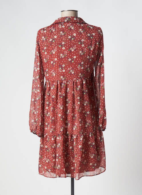 Rochie scurtă maro MARGVERY femeie