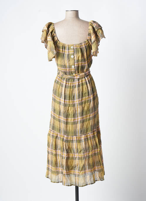 Rochie lungă verde LOUIZON femeie