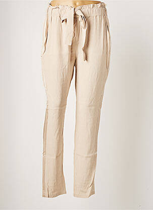 Pantalon slim bej NUE 1904 femeie