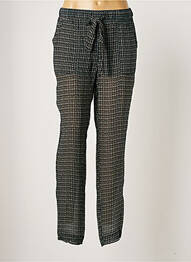 Pantalon drept talie înaltă talie înaltă negru NUE 1904 femme