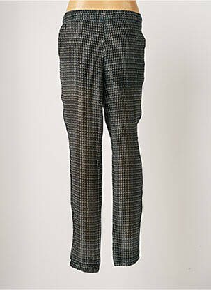 Pantalon drept talie înaltă talie înaltă negru NUE 1904 femeie