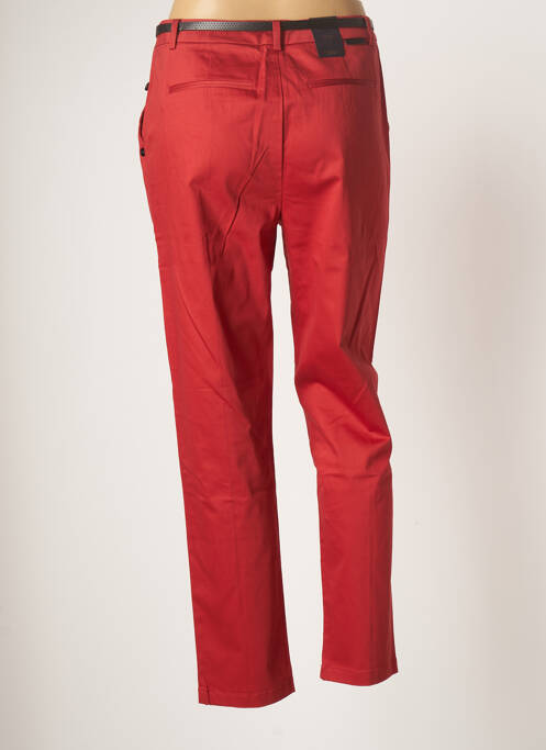 Pantalon chino țesătură poplin mărime normală roșu SCOTCH & SODA femme