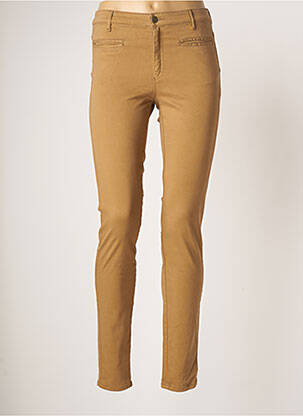 Pantalon slim bej COUTURIST femeie
