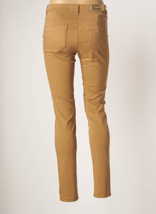 Pantalon slim bej COUTURIST femeie