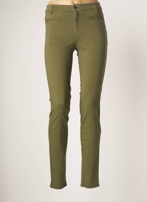 Pantalon slim verde COUTURIST femeie