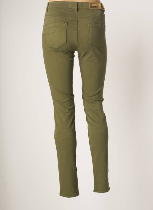 Pantalon slim verde COUTURIST femeie