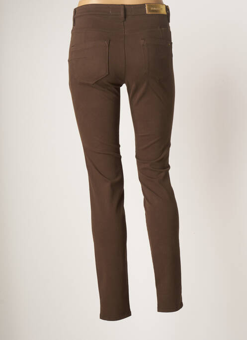 Pantalon slim maro COUTURIST femeie