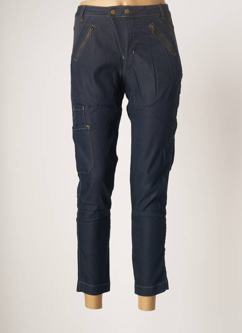 Blugi cu croială slim albastru EVA KAYAN femeie