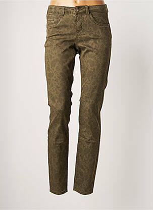 Pantalon slim verde CREAM femeie