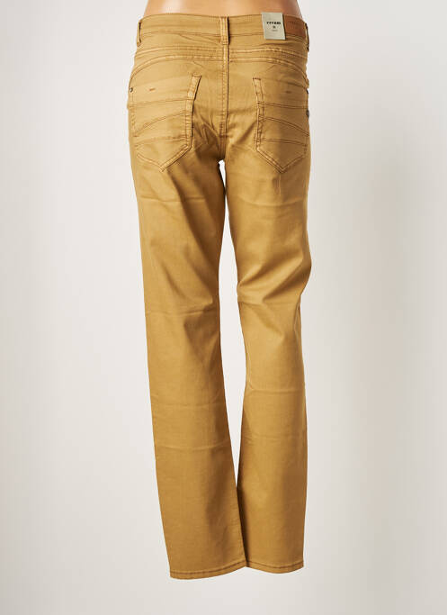 Pantalon drept elasticitate talie joasă bej CREAM femme