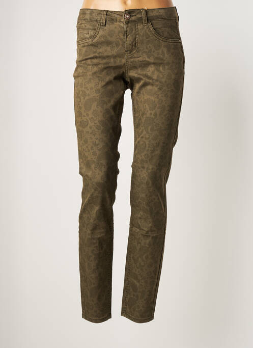 Pantalon slim verde CREAM femeie