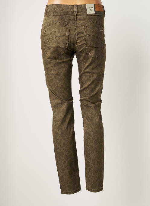 Pantalon slim verde CREAM femeie