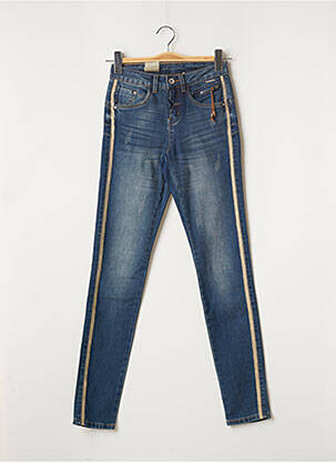 Blugi cu croială slim albastru CREAM femeie