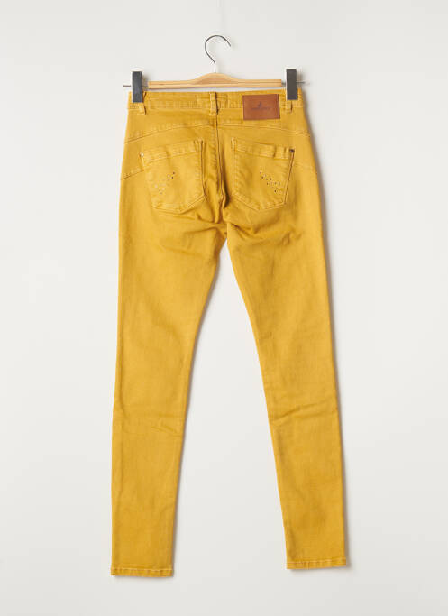 Blugi cu croială slim galben ONE STEP femeie