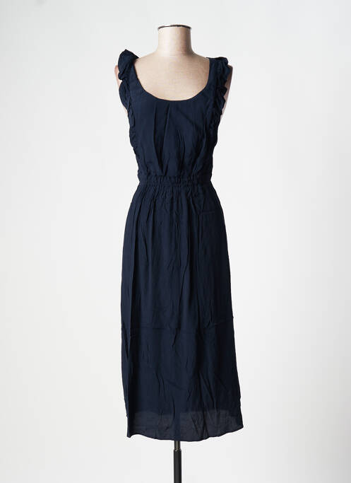 Rochie lungă albastru DES PETITS HAUTS femeie