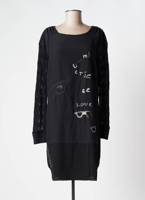 Rochie midi negru ELISA CAVALETTI femeie