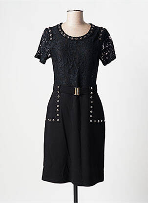 Rochie midi negru EVA KAYAN femeie