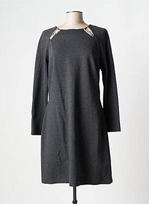 Rochie midi gri EVA KAYAN femeie